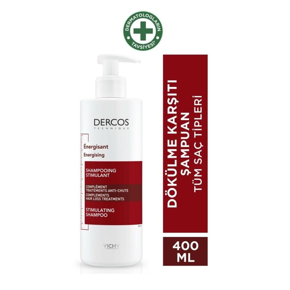 Vichy Dercos Energising Anti-Hair Loss Shampoo 400ml - Energizing Formula, Dermatologically Tested - image 12