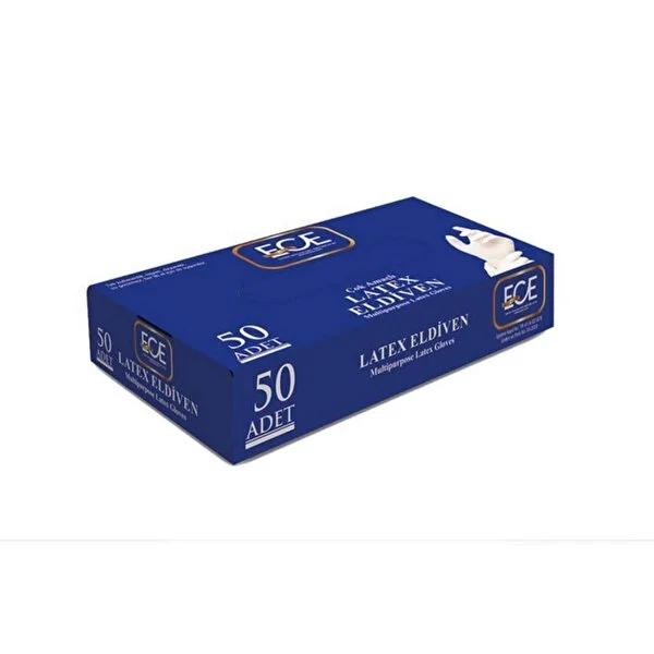 Ece Disposable Latex Gloves - Powdered, Size M, 50 Count - Medical Grade, Food Safe, Cleaning Protection Ece Disposable Latex Gloves - Medical Grade Protection Disposable Latex Gloves, Powdered Gloves, Medical Gloves, Food Safe Gloves, Cleaning Gloves, Hygiene Protection, Infection Control, Healthcare Supplies, Food Handling, Cleaning Supplies, Latex Gloves, Disposable Gloves, Size M Gloves