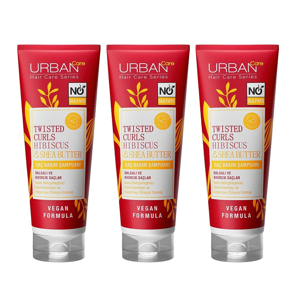 URBAN Care Sulfate-Free Shampoo for Curly Hair - Nourishing Hibiscus & Shea Butter Formula, Gentle Cleansing, Moisturizing, 250ml x 3 Pack Sulfate-Free Shampoo for Curly Hair - URBAN Care Sulfate-free shampoo, Curly hair care, Hibiscus shampoo, Shea butter hair products, Nourishing shampoo for dry hair, Curly hair solution, Moisturizing shampoo, Gentle cleansing, Natural hair care, Organic hair products, Hair care for sensitive skin, Wavy hair care, Dry hair solution, Damaged hair repair, Hair nourishment, 