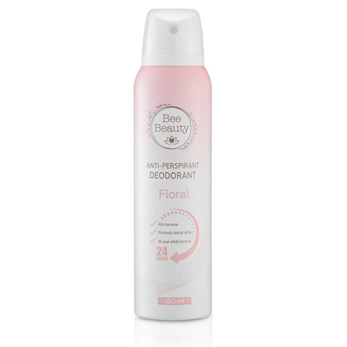 Bee Beauty Floral Antiperspirant Deodorant Spray for Women - 24 Hour Odor &amp; Sweat Protection - Best Long Lasting Fragrant Floral Scent Bee Beauty Floral Deodorant: 24 Hour Odor &amp; Sweat Protection antiperspirant deodorant, floral deodorant spray, women&#39;s deodorant, 24 hour odor protection, sweat protection deodorant, long lasting deodorant, fragrant deodorant spray, best deodorant for women, deodorant, antiperspirant, floral scent, women&#39;s personal care, odor protection, sweat control, fragrant spray, femini