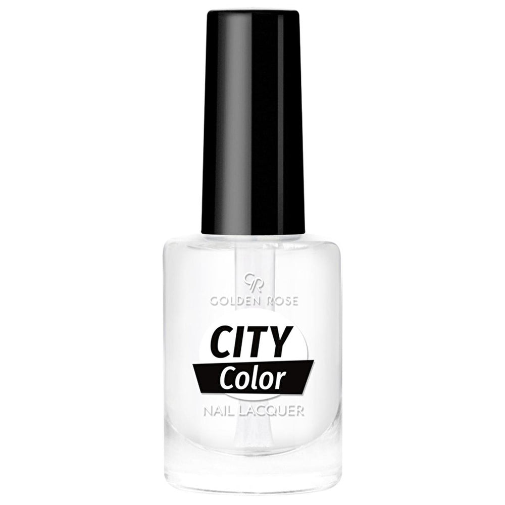 Golden Rose City Color Nail Lacquer - Clear, Long-Lasting Formula for Natural Nail Look - Nail Polish