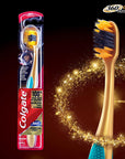 Colgate 360 Gold Manual Toothbrush - Effective Oral Hygiene with Antimicrobial Bristles - view 2