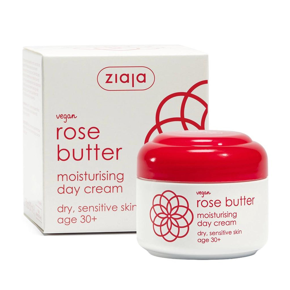 Ziaja Rose Butter Moisturizing Day Cream for Dry Skin 50 ml