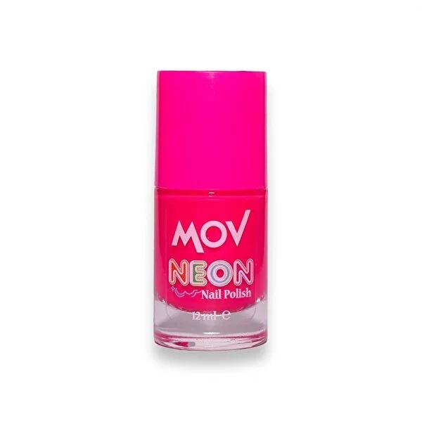 Mov Neon Pink Nail Polish: Long Lasting, Ultra Bright, Quick Dry - Vibrant, Trendy, High Pigment Formula Mov Neon Pink Nail Polish: Long-Lasting, Bright Color Neon nail polish, Pink nail polish, Long lasting nail polish, Bright nail color, Quick dry nail polish, Vibrant nail polish, Trendy nail polish, High pigment nail polish, Nail polish, Neon, Pink, Long-lasting, Bright, Quick dry, Vibrant, Trendy, High pigment, Nail color, Cosmetics, Beauty, Manicure, Pedicure, Nail care, Fashion, Style, Gifts for her, 
