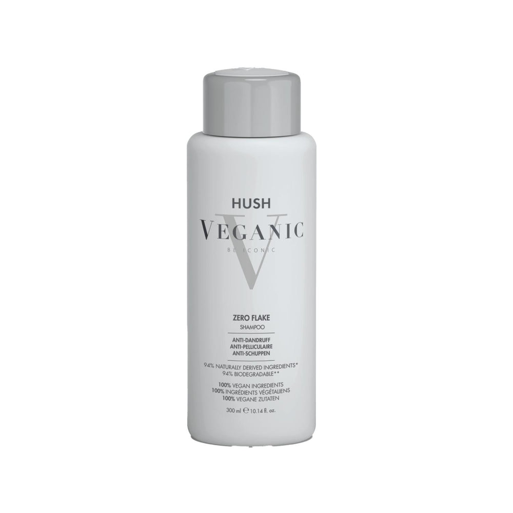Hush Veganic Zero Flake Purifying Shampoo for Flaky Scalp 300ml