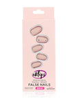 Eklips Floral Oval False Nails with Easy Application, 24 Pieces