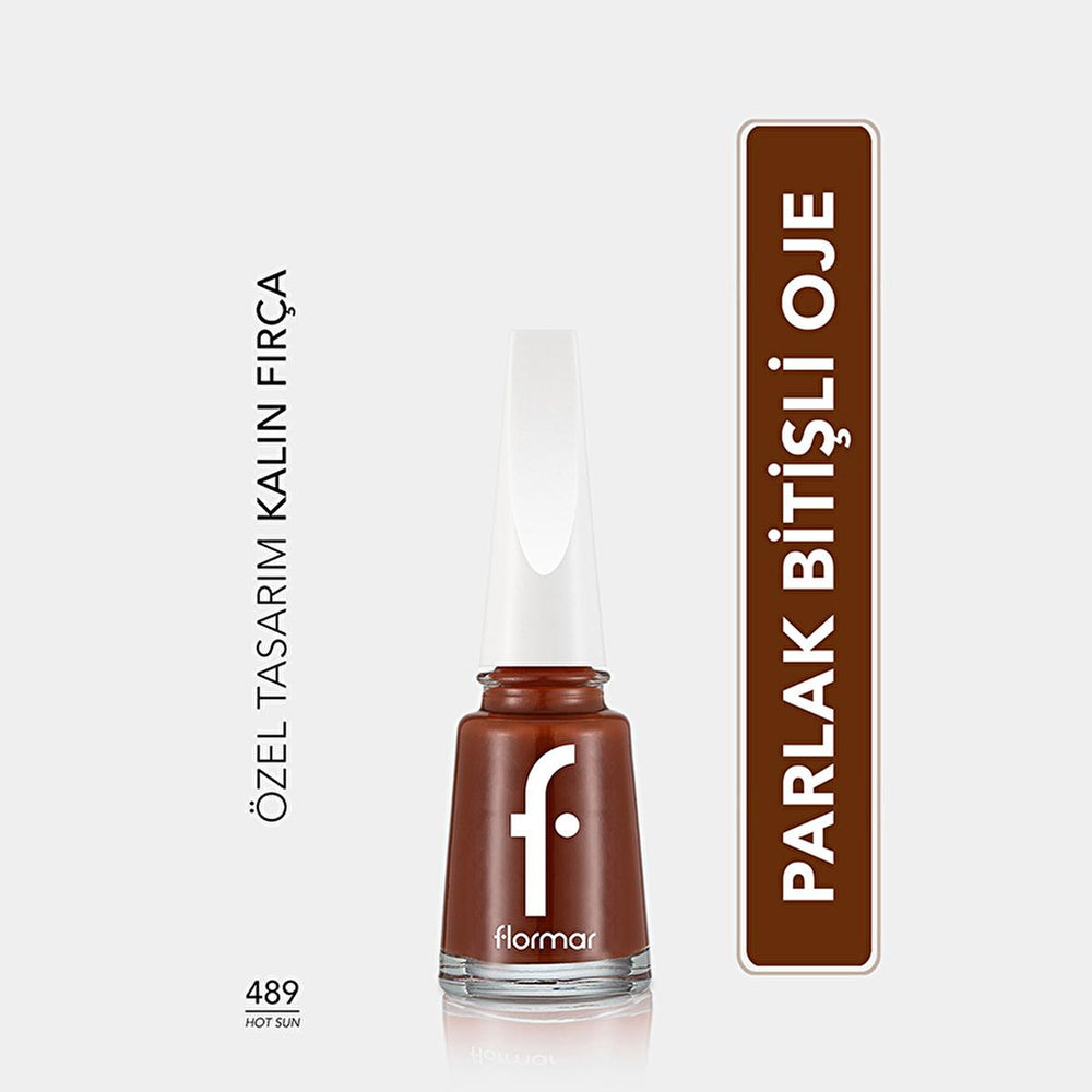Flormar Long-Lasting Nail Enamel with Magnesium, Calcium & Sulfur - Vibrant Colors, Nourishing Nail Care - view 2