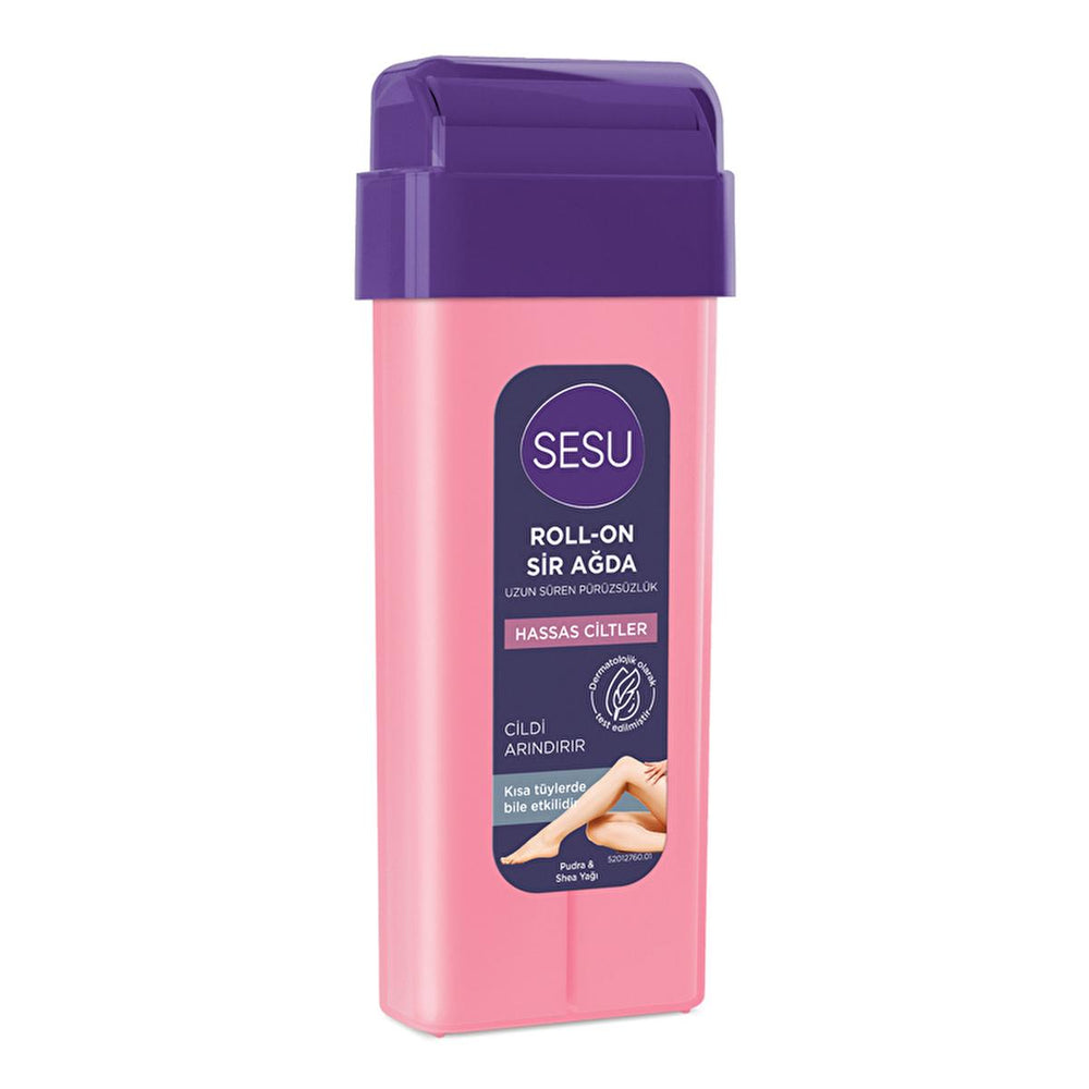 Sesu Roll-On Wax for Sensitive Skin - Easy Hair Removal, Dermatologically Tested, 3.38 fl oz - view 3