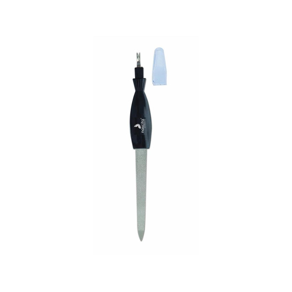Nascita Dual-Ended Nail File, Cuticle Scraper 011