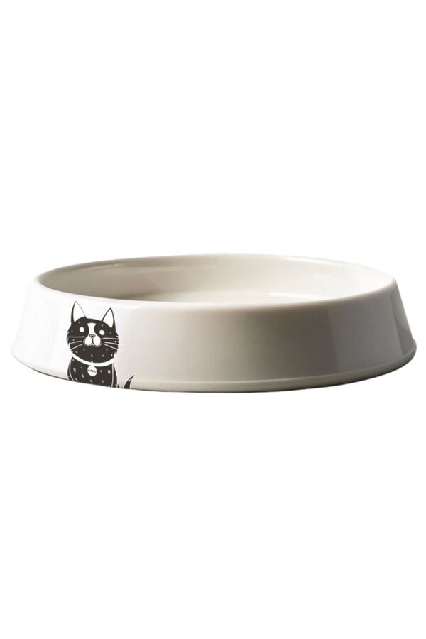 M-Pets Moonpie Ceramic Pet Bowl for Food and Water 400ml
