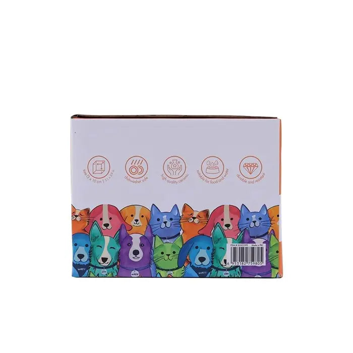 M-Pets Petjoy Mao Miao Ceramic Elevated Cat Bowl 200ml