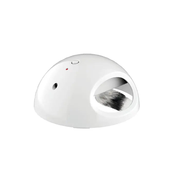 M-Pets Gamma Interactive Cat Toy for Mental Stimulation White