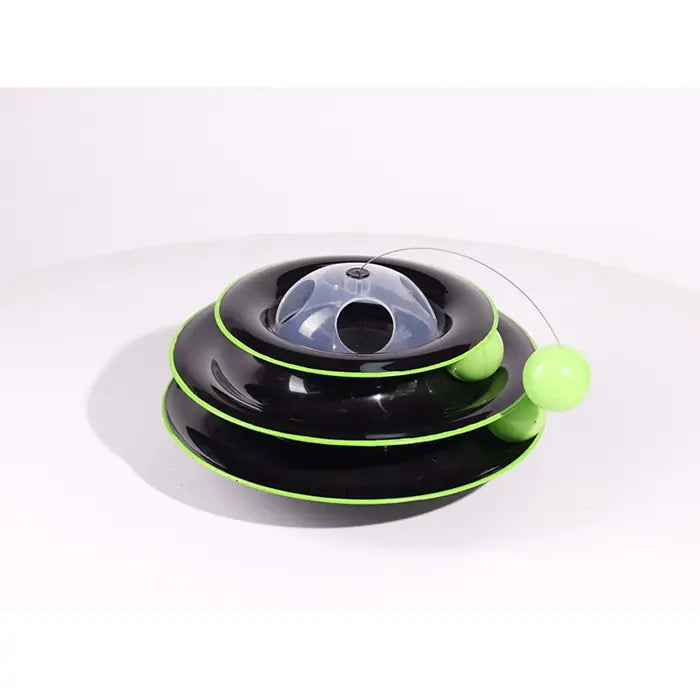 M-Pets Play Tower Drone Eco-Friendly Cat Toy with Feathers