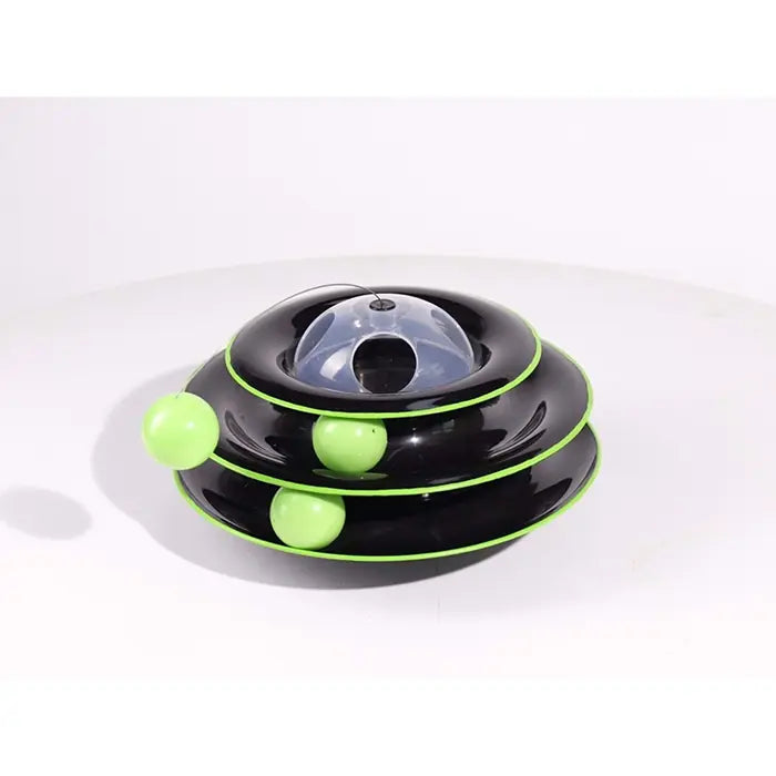 M-Pets Play Tower Drone Eco-Friendly Cat Toy with Feathers