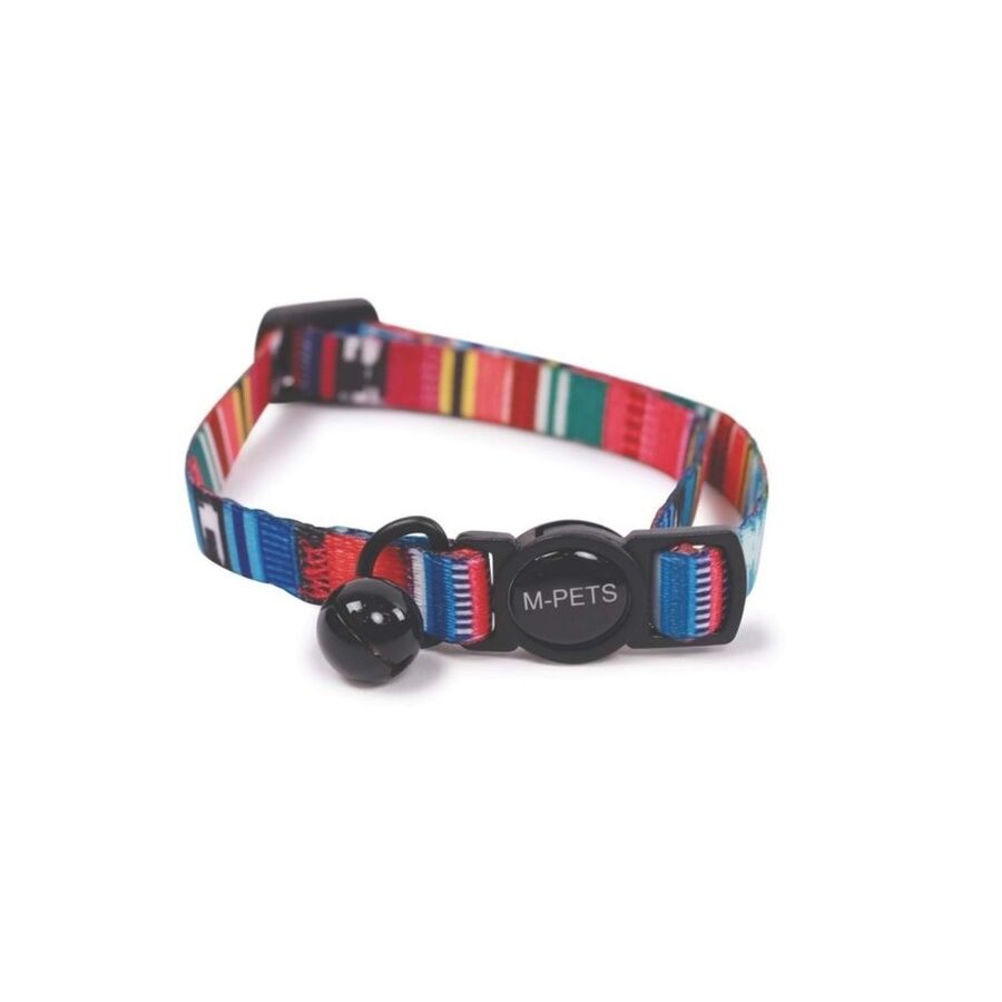 M-Pets Urbanstyle Jazz Stripes Recycled Cat Collar 20-30cm