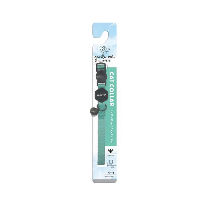 M-Pets Gentle Cat Collar Green Adjustable 20-30cm