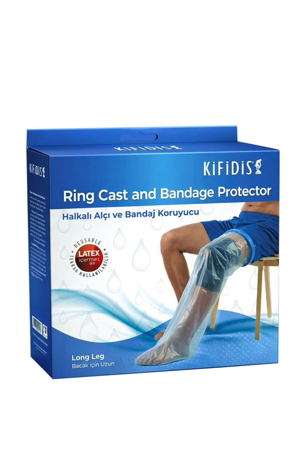Kifidis Long Leg Cast and Bandage Protector Waterproof Cover