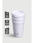 Stevig Bubble Stainless Steel Thermos in Lilac Hint 600 ml