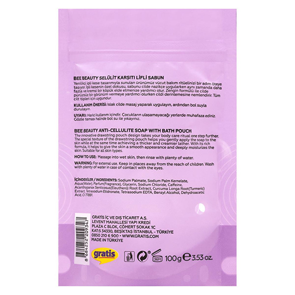 Bee Beauty Anti-Cellulite Soap: Ginseng & Caffeine for Smoother Skin | Cellulite Reduction & Exfoliation Bee Beauty Anti-Cellulite Soap: Ginseng & Caffeine For Smoother Skin anti-cellulite soap, cellulite reduction soap, ginseng cellulite treatment, caffeine cellulite soap, exfoliating cellulite soap, natural anti-cellulite treatment, lifli sabun anti-selülit, massage cellulite soap, skin smoothing soap, body care soap, anti-cellulite, cellulite treatment, ginseng, caffeine, exfoliating, natural skincare, b