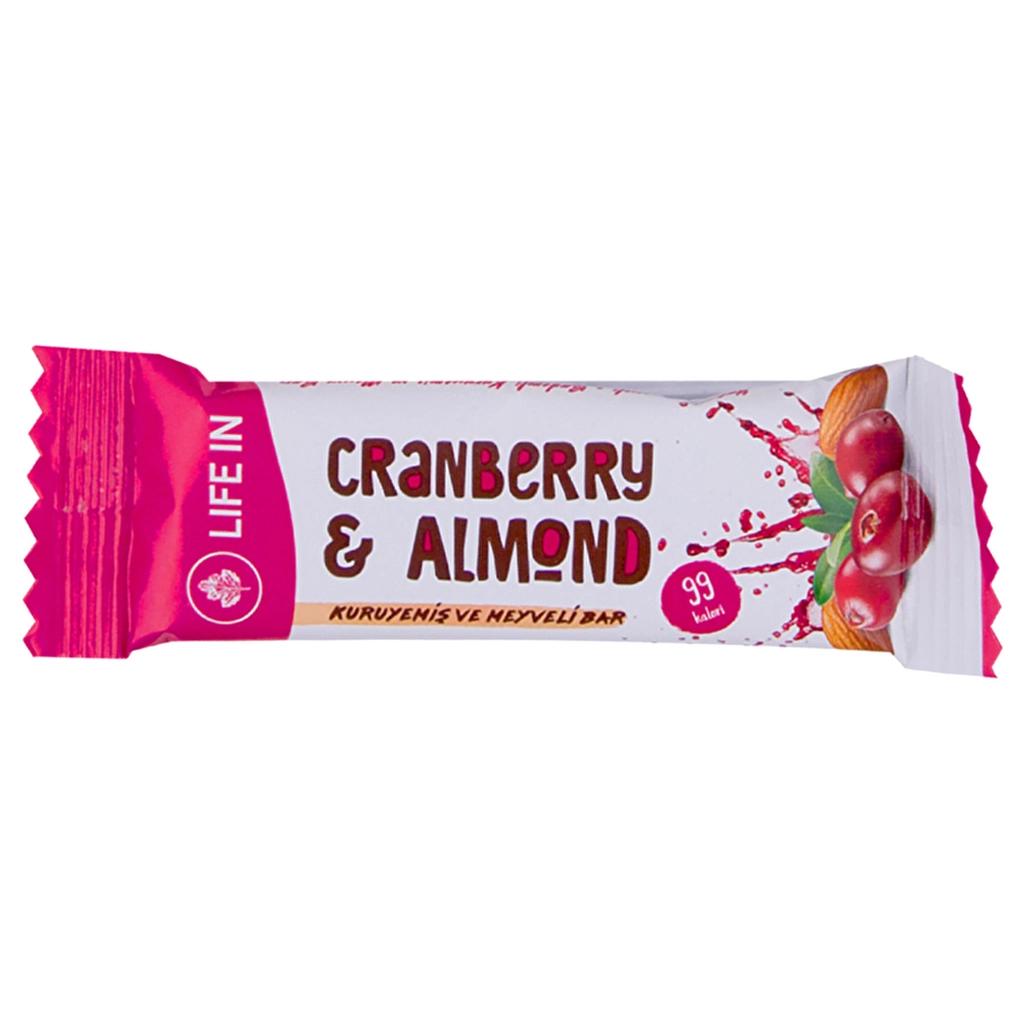 Life In Blueberry Almond Fruit &amp; Nut Bar 28g