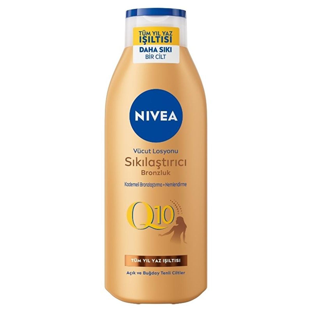 Nivea Nivea Q10 Firming & Tanning Body Lotion - Moisturizing, Sunless Tan, Firming Body Care for Fair to Medium Skin Tones Nivea Q10 Firming Body Lotion - Moisturizing Sunless Tan Nivea Q10 Firming Body Lotion, Sunless Tanning Lotion, Moisturizing Body Cream, Firming Body Care, Dermatologically Tested Body Lotion, Body Moisturizer, Sunless Tan, Firming Body Lotion, Body Care, Skincare, Cosmetics, Beauty Products, Fair Skin, Medium Skin Tones, Sensitive Skin, Hydrating Body Lotion, Floral Scent, Q10, Lotus F