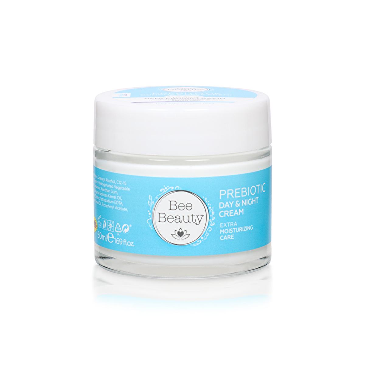 Bee Beauty Prebiotic Day & Night Cream - Hyaluronic Acid & Glycerin Moisturizing Cream for Hydrated Skin, 50ml Bee Beauty Prebiotic Day & Night Cream for Hydrated Skin prebiotic cream, day and night cream, hyaluronic acid cream, glycerin cream, moisturizing cream, skincare product, hydration, nourishing oils, skincare routine, dry skin solution, radiant skin, healthy skin, cosmetic, beauty product