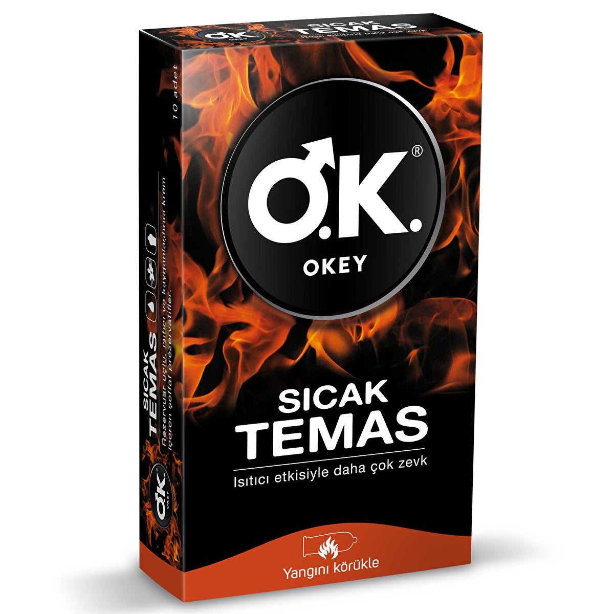 Okey Warm Touch Condoms - 10 Pack | Enhanced Sensation