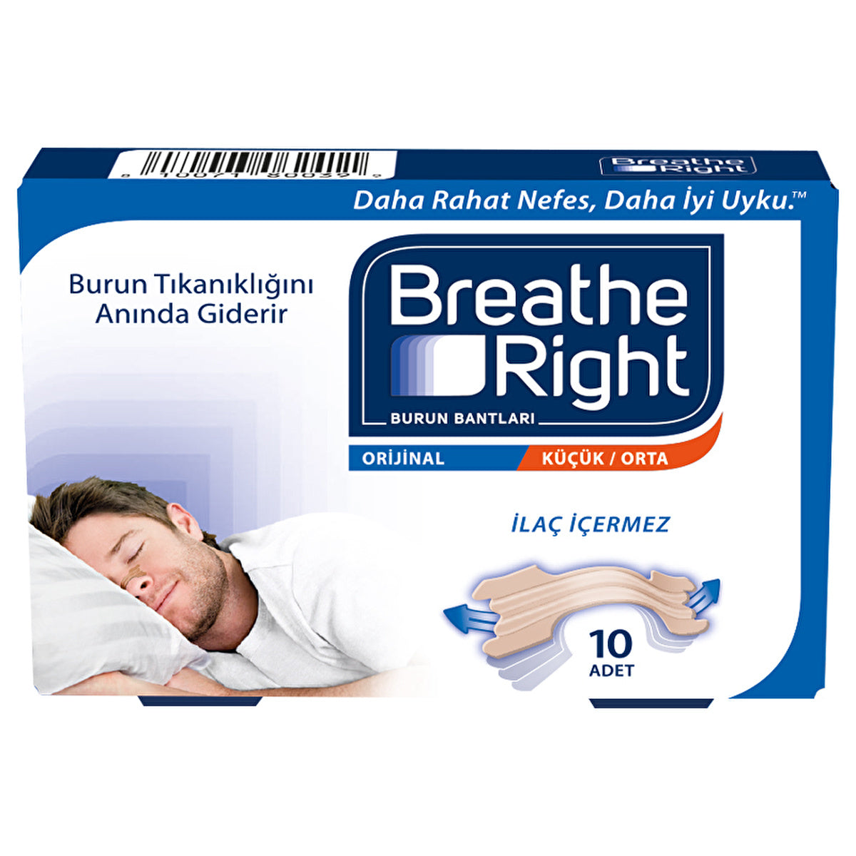 Breathe Right Nasal Strips Small/Medium - 10 Count | Original - Image #1