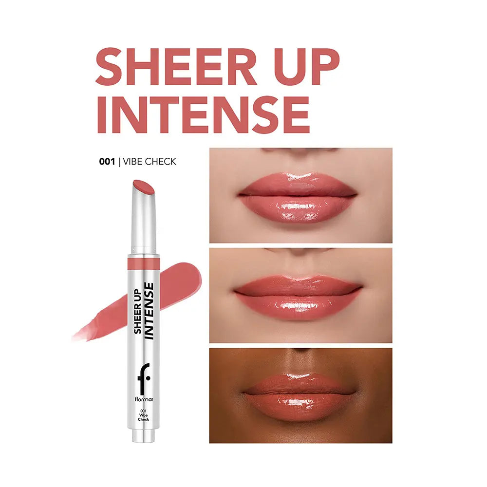 Flormar Sheer Up Lipstick 001 Vibe Check 3g