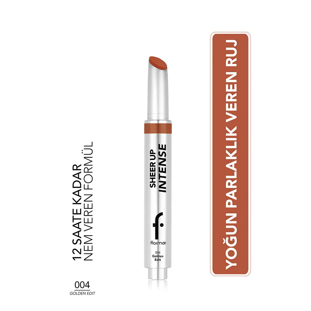 Flormar Sheer Up Lipstick 004 Golden Edit 3g