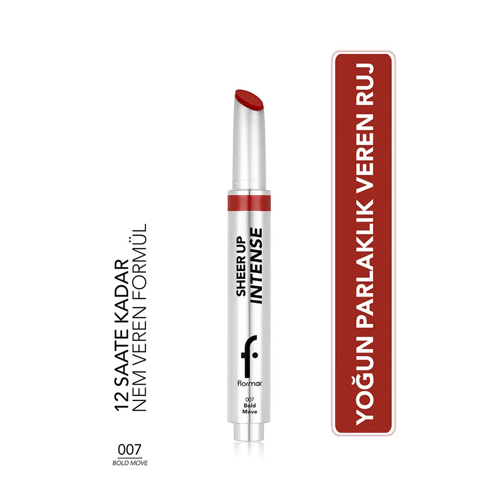 Flormar Sheer Up Lipstick 007 Bold Move 3g