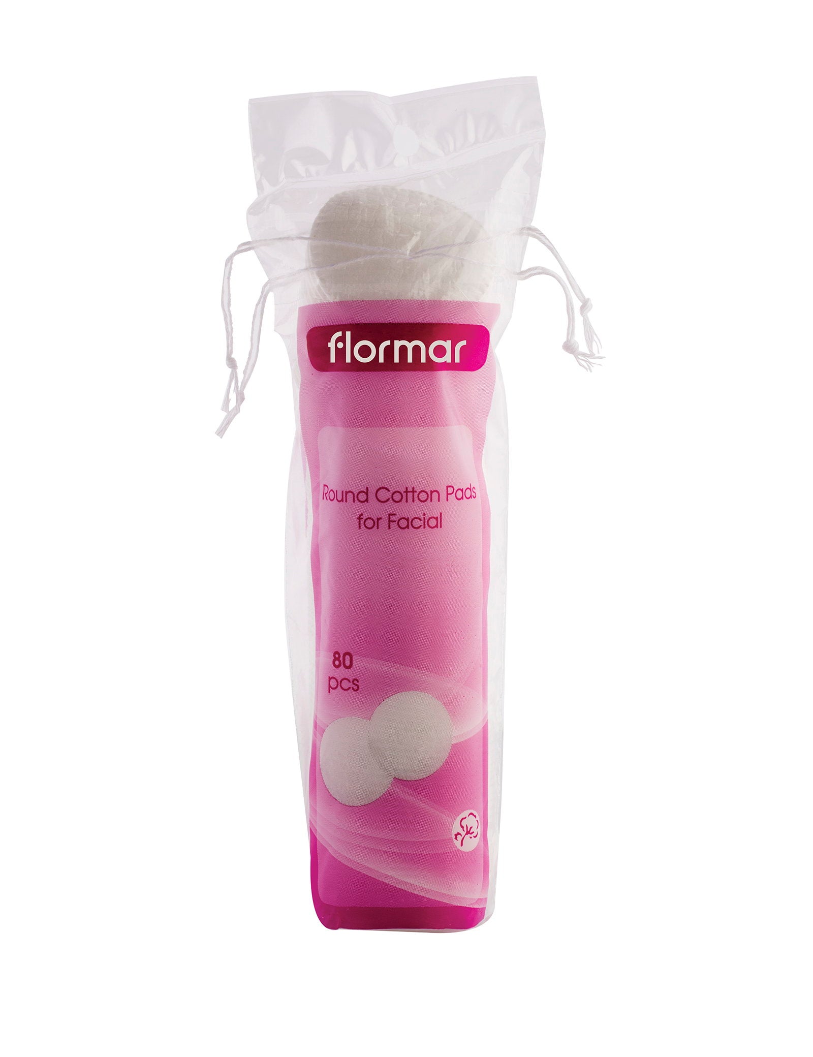 Flormar Double-Sided Soft Cotton Pads 80 Pieces