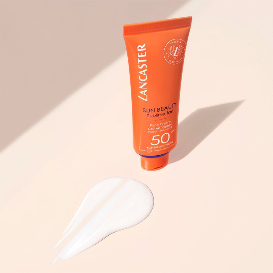 Lancaster Sun Beauty Face Cream SPF50 Hydrating Sunscreen 50ml