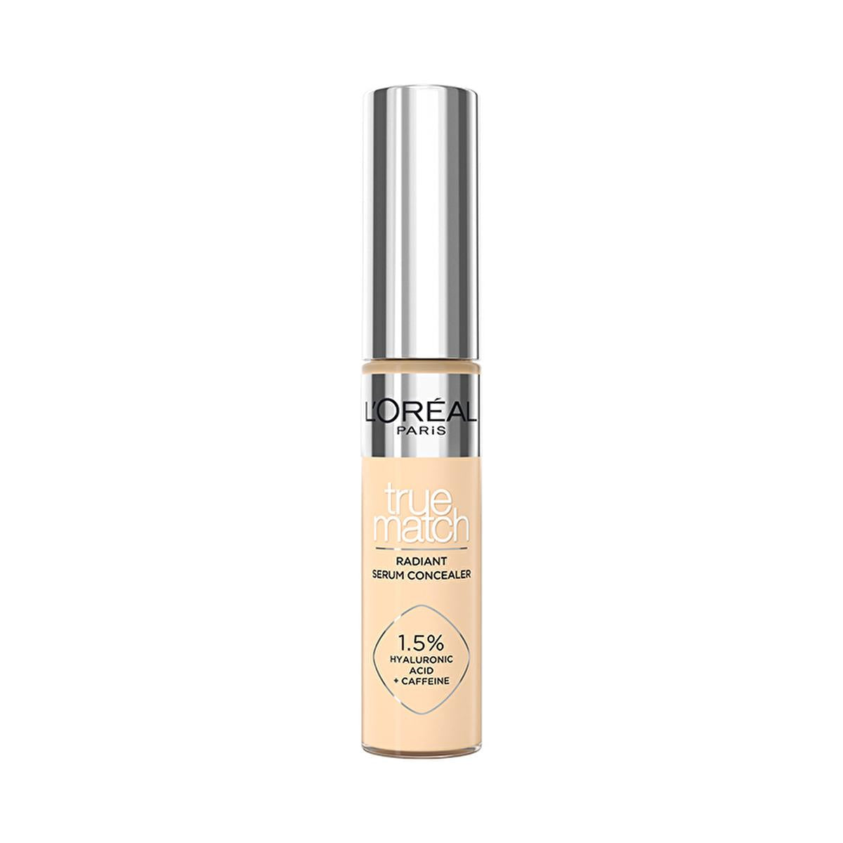 Loreal Paris True Match Radiant Concealer Serum - Dark Circle Concealer with Hyaluronic Acid Loreal Paris True Match Concealer Serum - Dark Circle Solution Concealer Serum, Under-eye care, Dark circle concealer, Hyaluronic Acid skincare, Anti-aging concealer, Makeup, Skincare, Cosmetics, Beauty Products, Eye Care, Dark Circles Solution, Fine Lines Treatment, Lightweight Concealer, Non-cakey Formula, Radiant Skin, Glowing Complexion, Under-eye Bags Solution