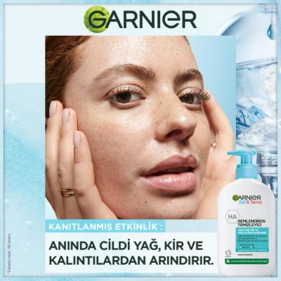 Garnier SkinActive Hydrating Facial Cleanser: Gentle Hyaluronic Acid Face Wash for Daily Pore Minimizing & All Skin Types, 8.45 fl oz Garnier Hydrating Facial Cleanser: Pore Minimizing & Gentle! Garnier facial cleanser, hydrating cleanser, pore minimizing cleanser, hyaluronic acid cleanser, ceramide facial wash, gentle face wash, daily facial cleanser, all skin types cleanser, facial cleanser, face wash, hydrating face wash, hyaluronic acid face wash, ceramide cleanser, gentle cleanser, daily cleanser, all 