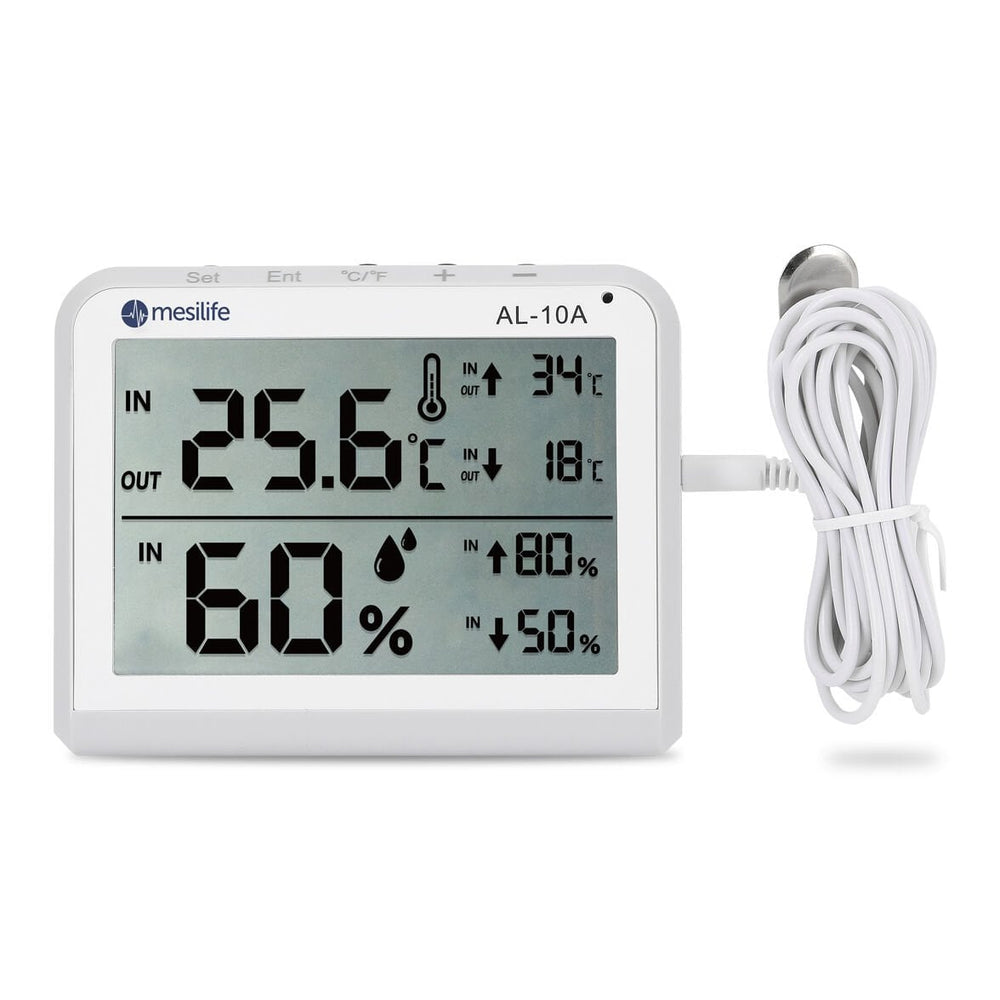 Mesilife Digital Thermometer and Room Humidity Monitor AL-100A