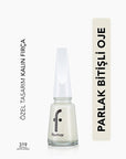 Flormar Nail Enamel Intensive Pigmented Polish 319 White Dance | Premium Quality