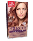 Wella Koleston Deluxe Ammonia-Free Hair Dye 8/63 Rose Gold