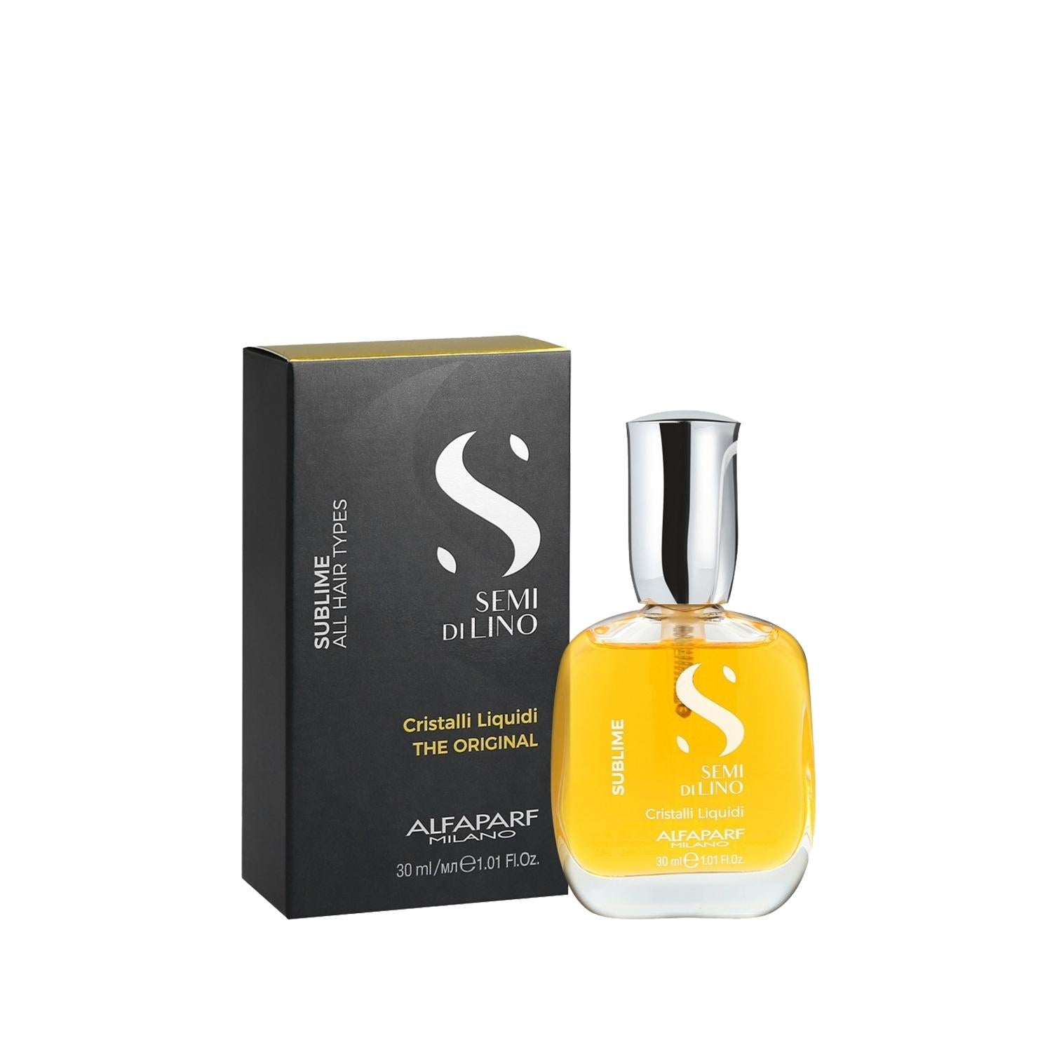 Alfaparf Semi Di Lino Sublime Cristalli Liquidi Hair Serum - Nourishing 30ml Liquid Hair Care for Dry or Damaged Hair Alfaparf Semi Di Lino Hair Serum - Nourishing & Care hair serum, Alfaparf Semi Di Lino, Sublime Cristalli Liquidi, hair care product, hair nourishment, dry hair care, damaged hair care, liquid hair serum, 30ml hair serum, portable hair care, travel hair care, hair health, hair manageability