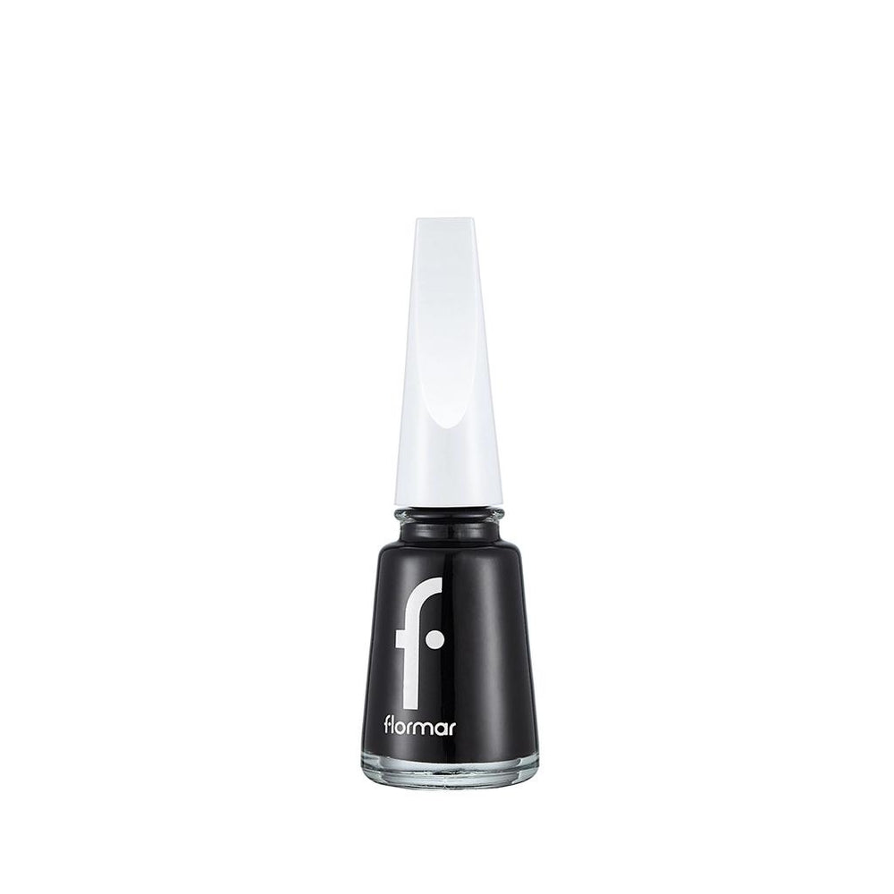 Flormar Black Minimalism Nail Enamel 313 Glossy Polish