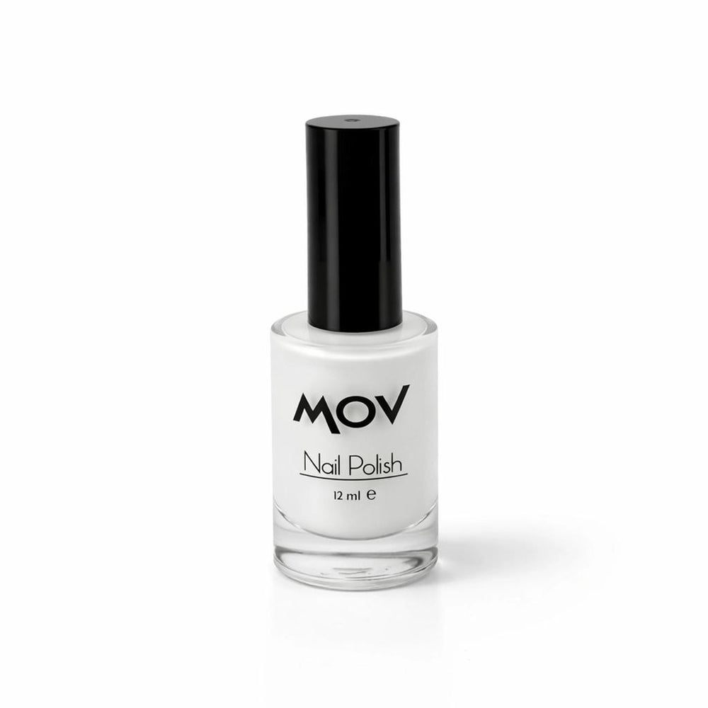 Mov No. 03 Chalk White Nail Polish for Glossy Nails