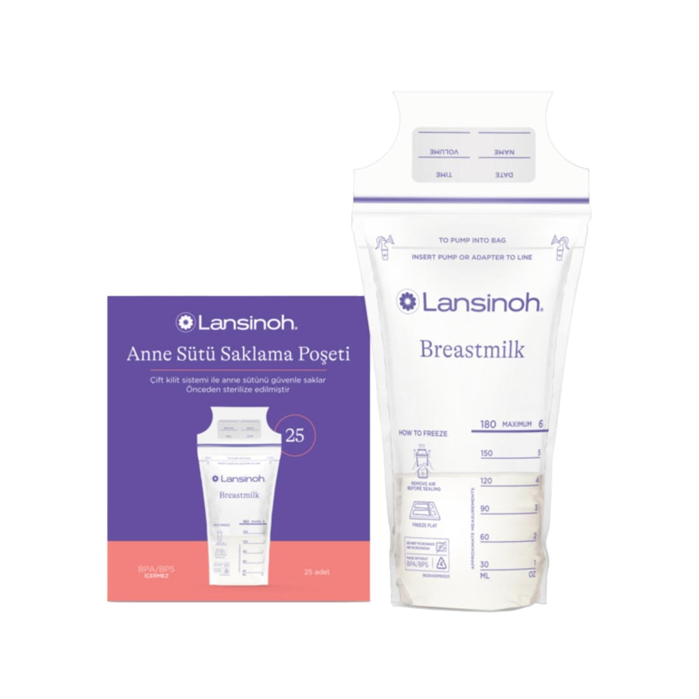 Lansinoh Breast Milk Storage Bags - BPA Free, Sterile & Leak-Proof (25 Count) - image 2