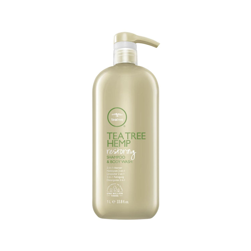 Paul Mitchell Tea Tree Hemp Restoring Shampoo - 1000ml Hair and Body Cleanser with Antifungal Properties Paul Mitchell Tea Tree Hemp Shampoo - Natural Hair & Body Cleanser Tea Tree Shampoo, Hemp Shampoo, Restoring Shampoo, Hair and Body Shampoo, Paul Mitchell Shampoo, Natural Shampoo, Multi-purpose Cleanser, Large Volume Shampoo, Antifungal Shampoo, Nourishing Shampoo, Moisturizing Shampoo, Hair Care, Body Care, Natural Ingredients, Organic Shampoo, Sulfate-Free Shampoo
