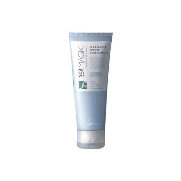 Dead Sea Spa Magik Flat Matte Epsom Moisturiser - Natural Skincare for Oily Skin, 75ml - Face Cream