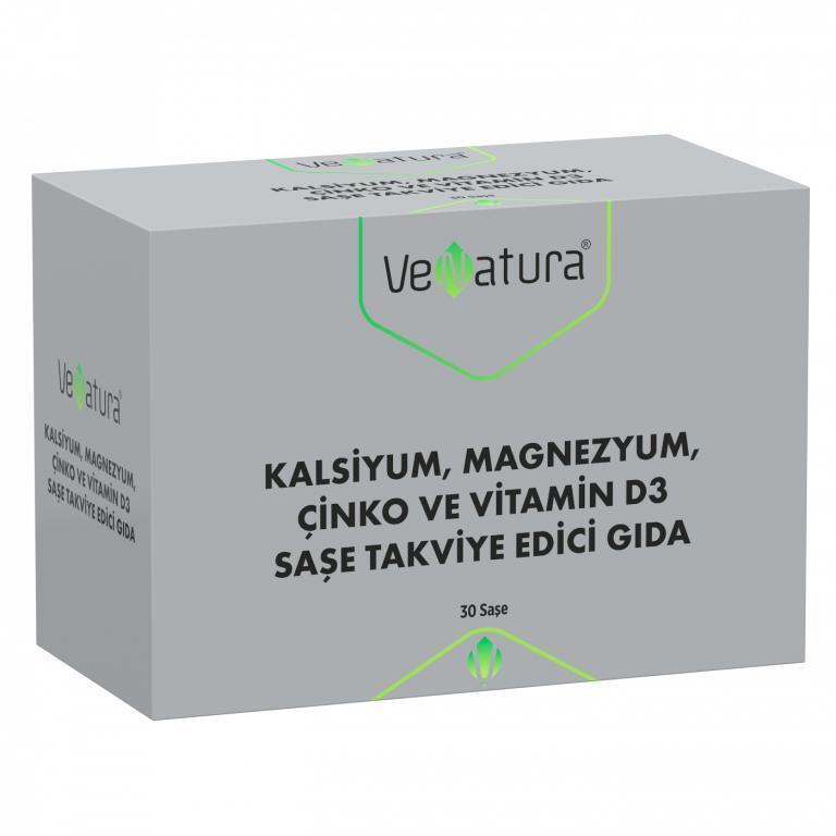 Venatura Calcium Magnesium Zinc Vitamin D3 Dietary Supplement - Supports Bone Health & Immune Function - Vitamin & Supplement