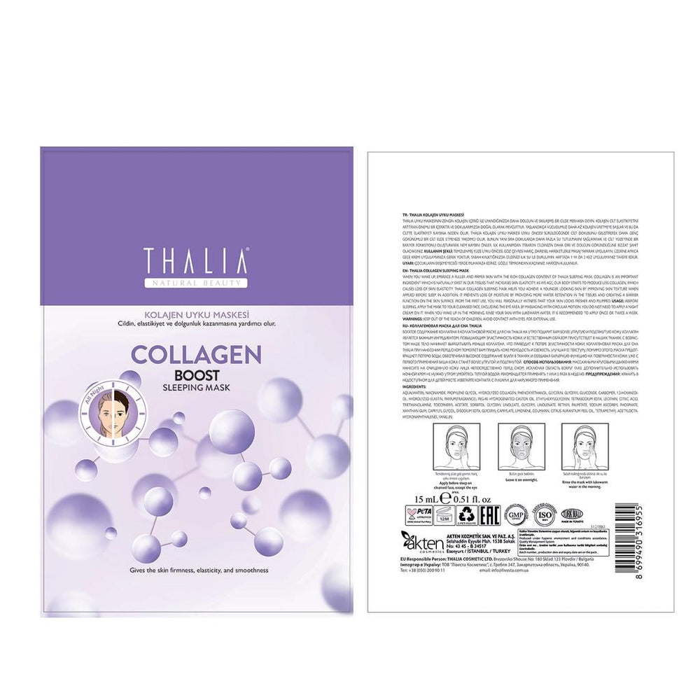Thalia Collagen Sleeping Mask for Firming & Hydration 15 ml