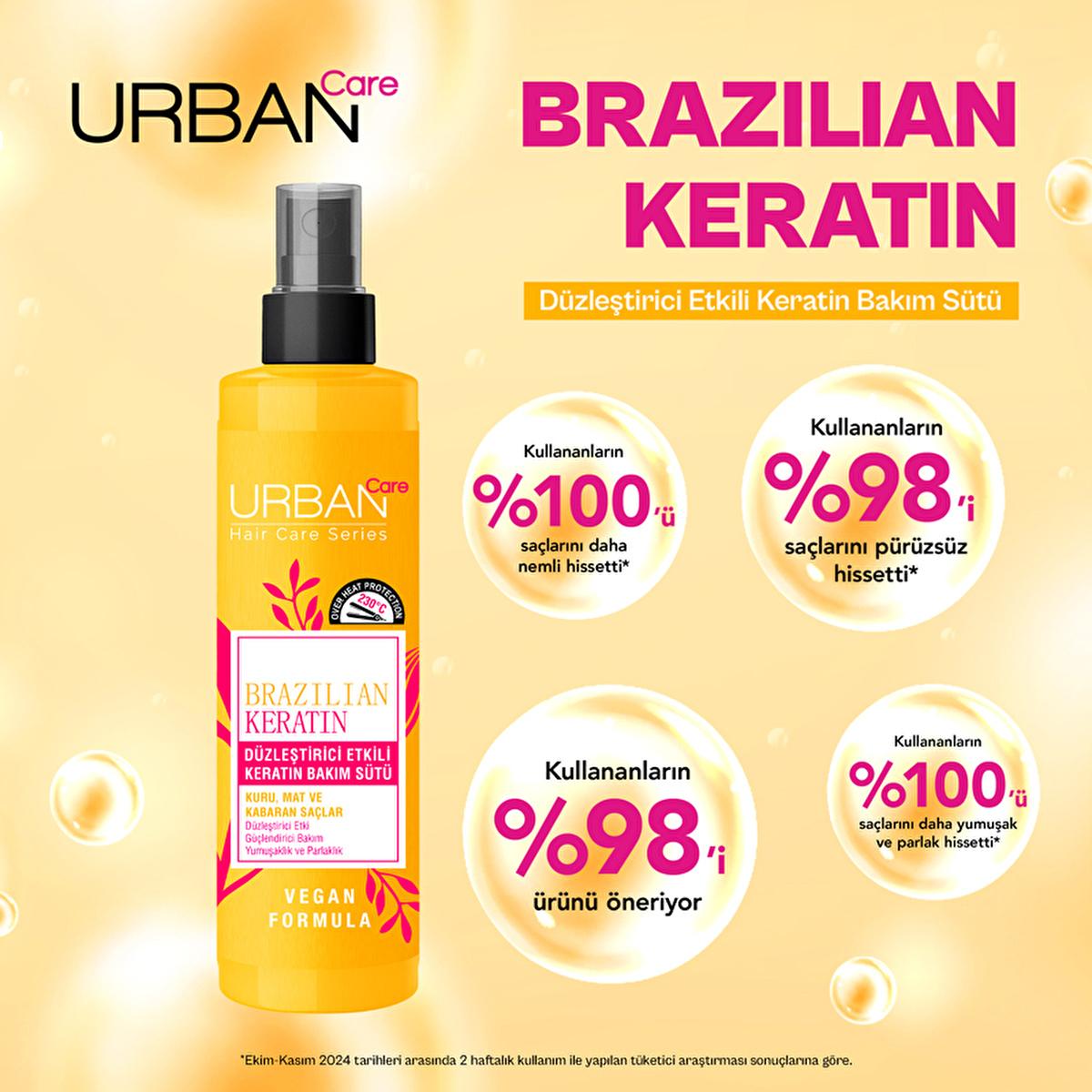 Urban Care Brazilian Keratin Hair Care Product - Nourishing, Smoothing, and Heat Protecting Serum for Manageable Hair Urban Care Keratin Serum for Smooth Hair Keratin Hair Care, Brazilian Keratin Treatment, Hair Smoothing Serum, Vegan Hair Products, Natural Hair Care, Hair Nourishment, Moisturizing Hair Serum, Heat Protecting Serum, Manageable Hair, Hair Health, Vegan Hair Care, Dermatologically Tested Hair Products