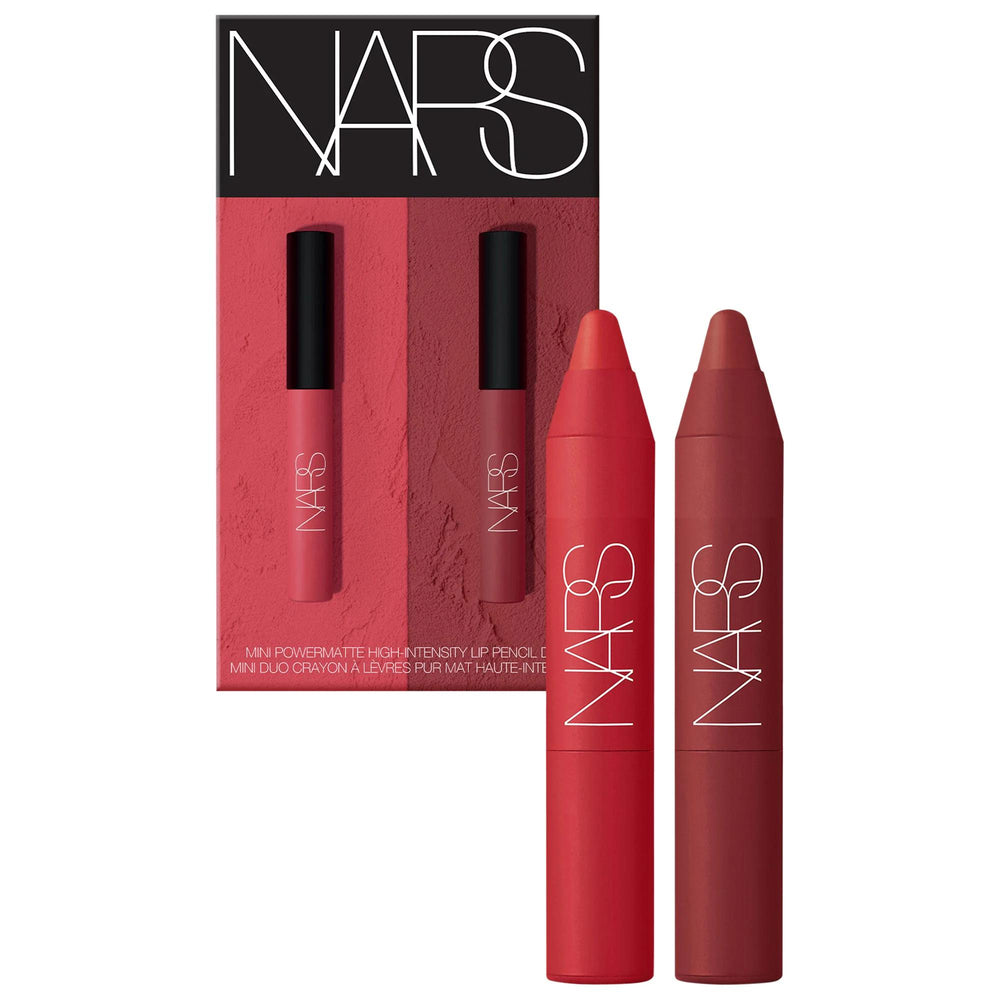 Mini Powermatte High-Intensity Lip Pencil Duo - Long-Lasting Vegan Lip Color Set Mini Powermatte Duo - Long-Lasting Vegan Lip Color Lip Pencil Duo, Long-lasting lip color, Vegan makeup, Cruelty-free cosmetics, Transfer-proof lipstick, Powermatte High-Intensity Lip Pencil, Makeup for sensitive skin, Eco-friendly cosmetics, Lip color set, Precise lip application, Makeup gifts