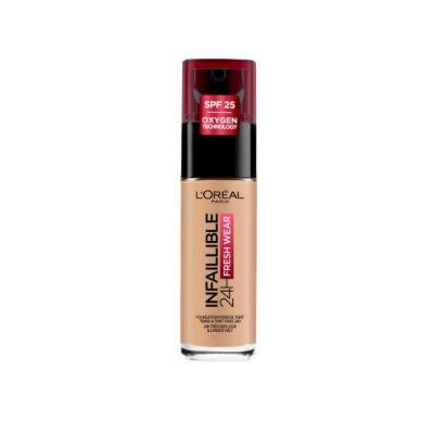 Loreal Paris Infaillible 24H Fresh Wear Foundation - Long Lasting, Waterproof Makeup with SPF 25 - 140 Golden Beige Loreal Paris 24H Fresh Wear Foundation - Long Lasting SPF 25 Makeup Loreal Paris Foundation, 24H Fresh Wear Fondöten, Long Lasting Makeup, SPF 25 Foundation, Waterproof Foundation, Foundation Makeup, Makeup with SPF, Long Lasting Foundation, Waterproof Makeup, Cosmetics, Beauty Products, Skincare Makeup, Natural Finish Foundation, Flawless Makeup, Everyday Makeup