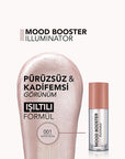 Flormar Mood Booster Liquid Highlighter: Achieve Natural Shimmering Illumination - Long-Lasting Glow, Creamy Texture for Radiant Makeup Flormar Liquid Highlighter: Natural Glow & Radiant Makeup liquid highlighter, natural shimmer highlighter, creamy highlighter, long lasting liquid highlighter, Flormar highlighter, illuminating makeup, glow makeup, Moon Glow highlighter, Sun Goddess highlighter, highlighter makeup, makeup, cosmetics, beauty, natural glow, radiant skin, long-lasting, creamy texture, lightwei